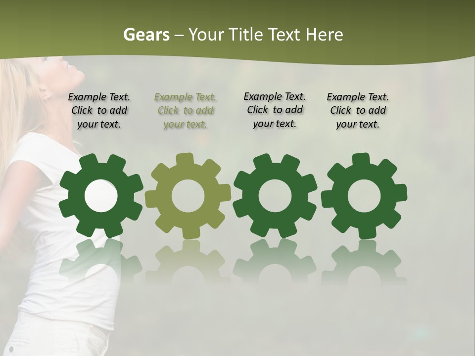 Green Architect Grass PowerPoint Template