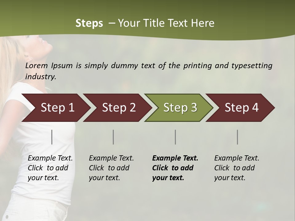 Green Architect Grass PowerPoint Template