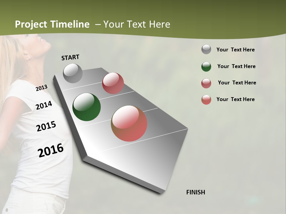 Green Architect Grass PowerPoint Template