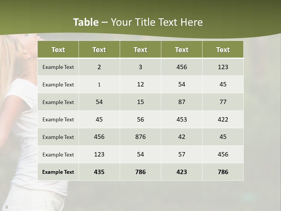 Green Architect Grass PowerPoint Template