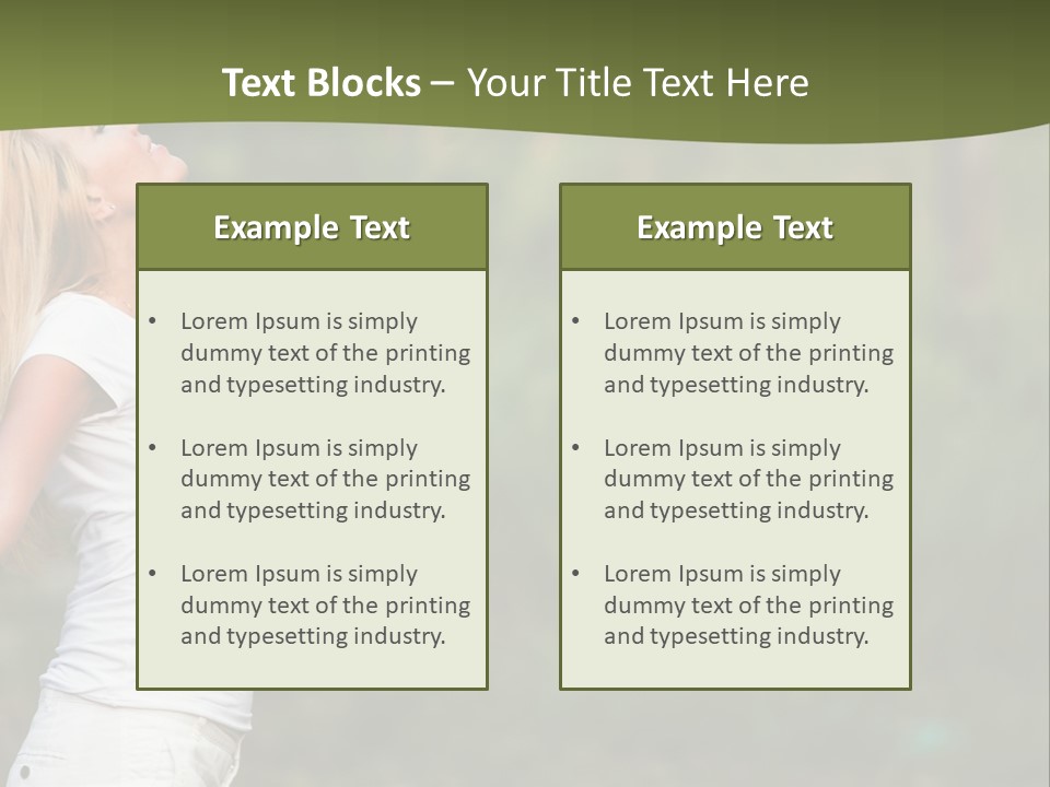 Green Architect Grass PowerPoint Template