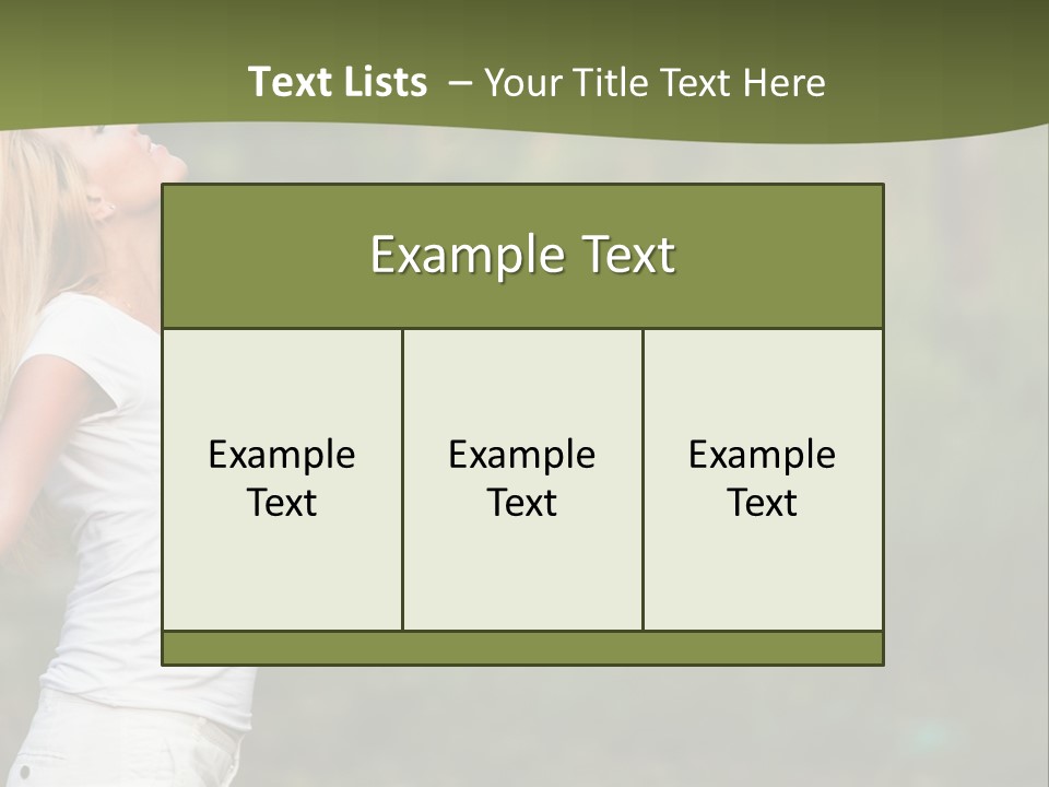 Green Architect Grass PowerPoint Template