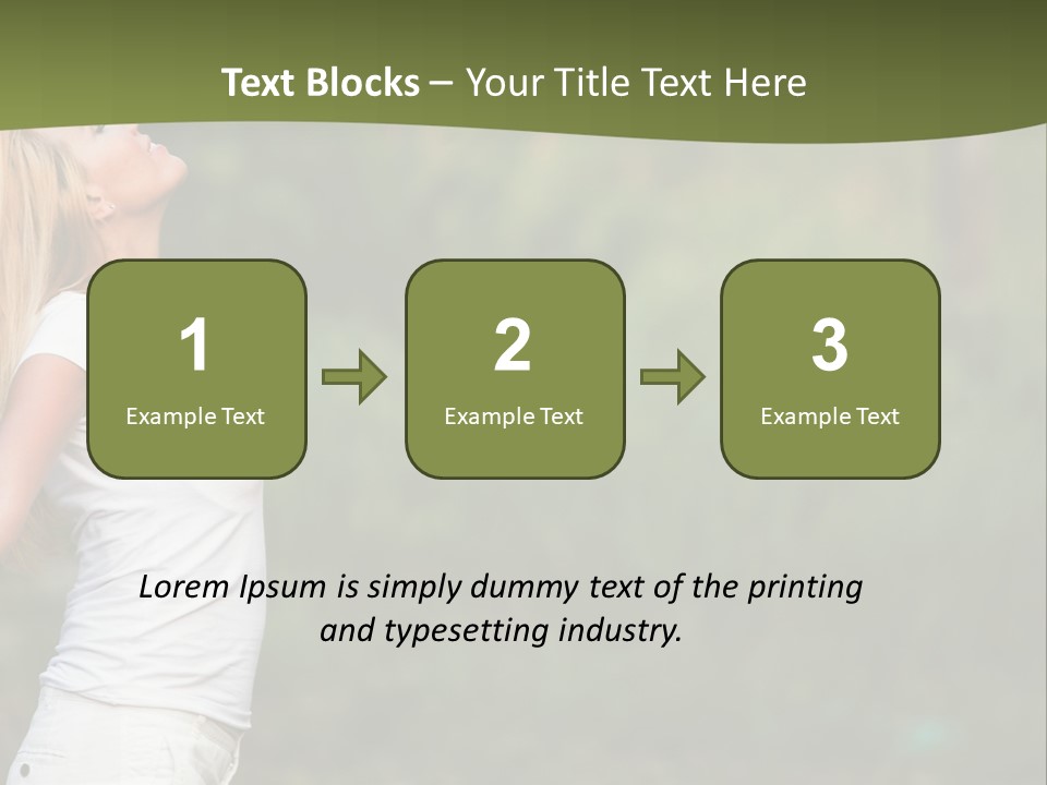 Green Architect Grass PowerPoint Template