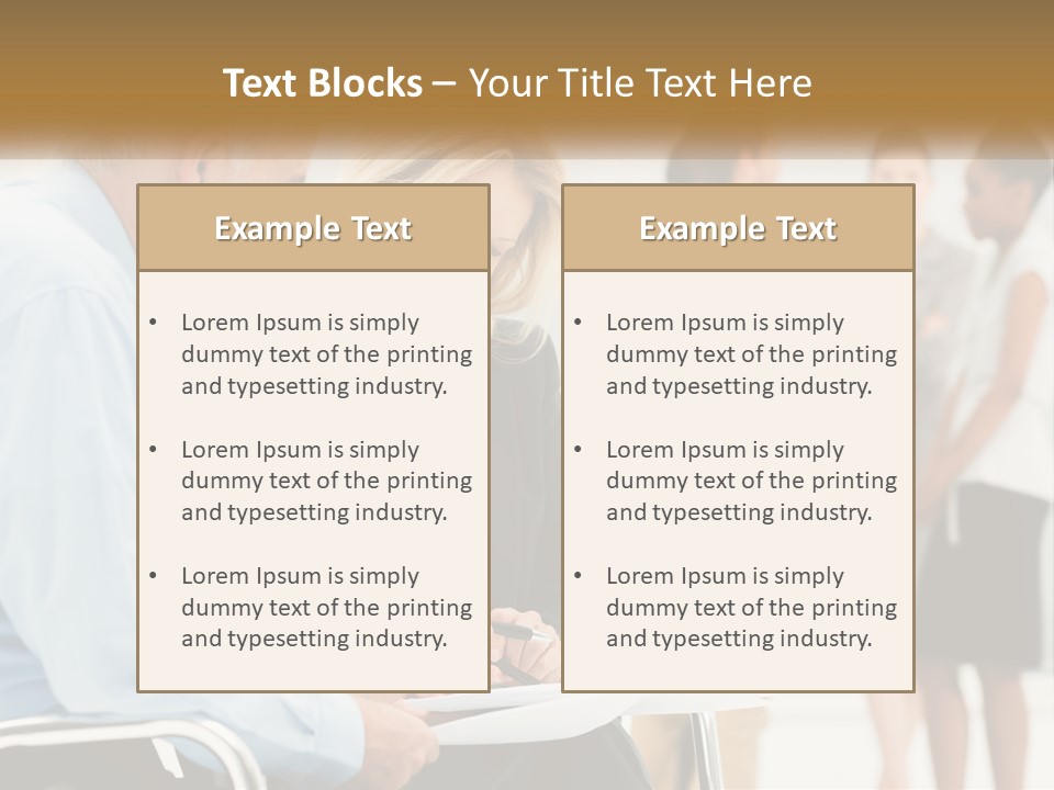Background Ownership Model PowerPoint Template
