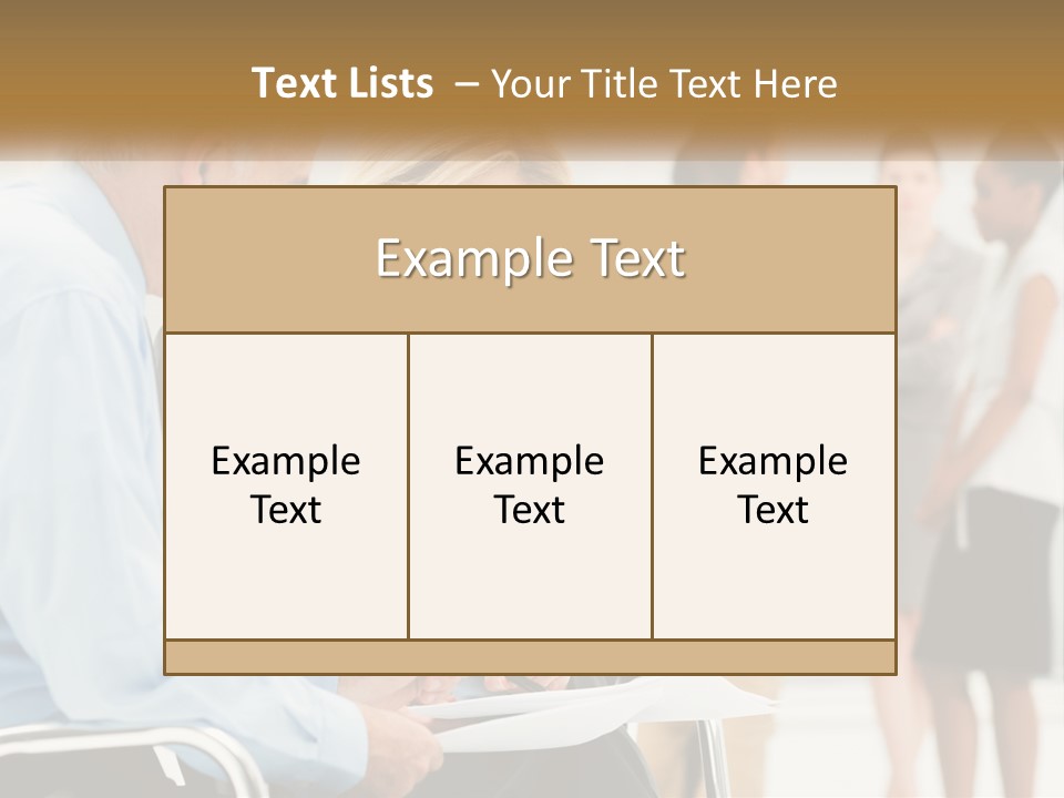 Background Ownership Model PowerPoint Template