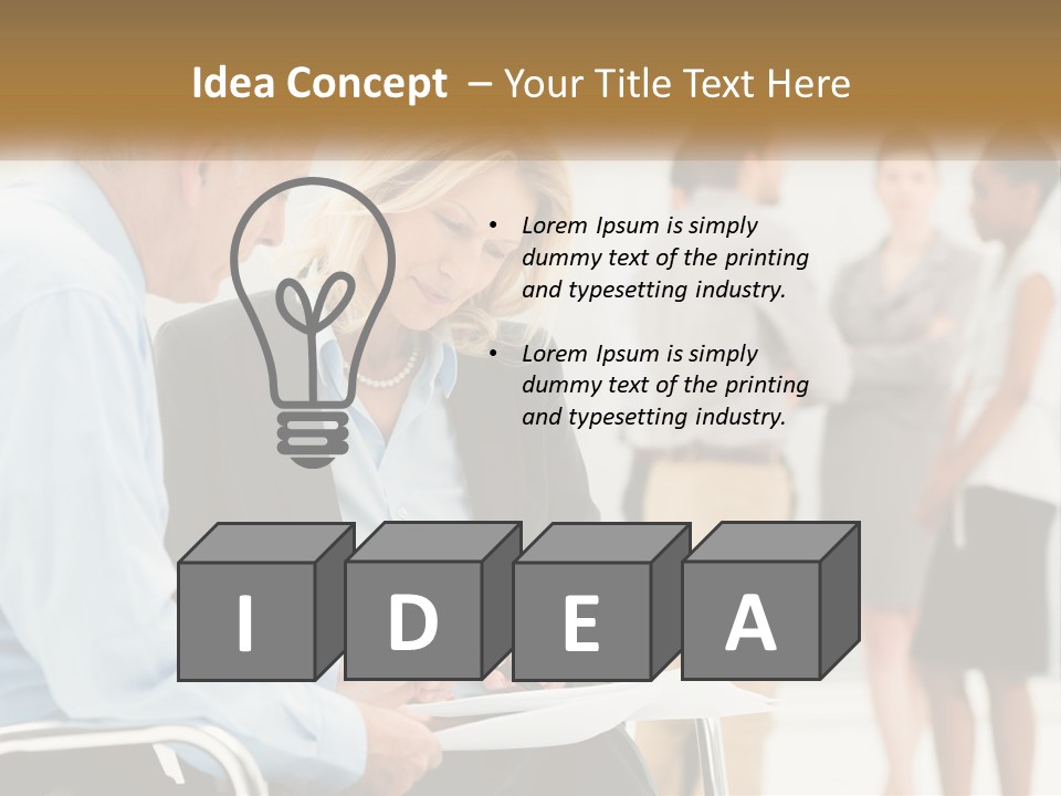 Background Ownership Model PowerPoint Template