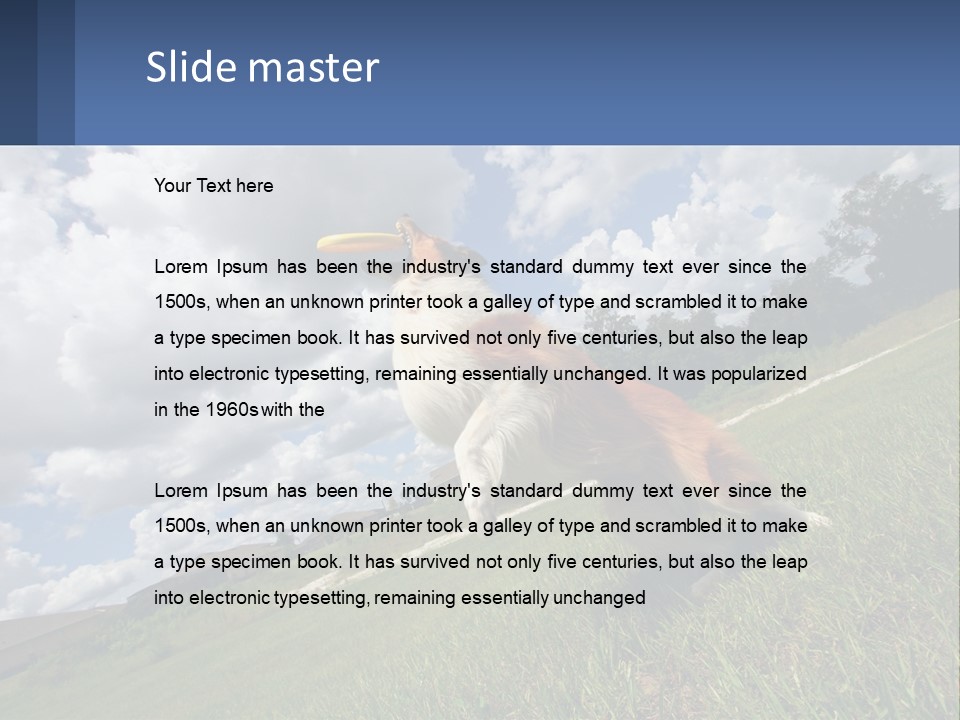 Finance Background Business PowerPoint Template