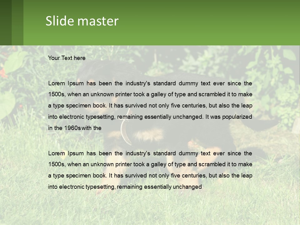 Sky Buy Human Hand PowerPoint Template