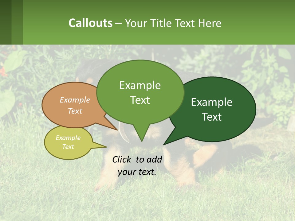 Sky Buy Human Hand PowerPoint Template