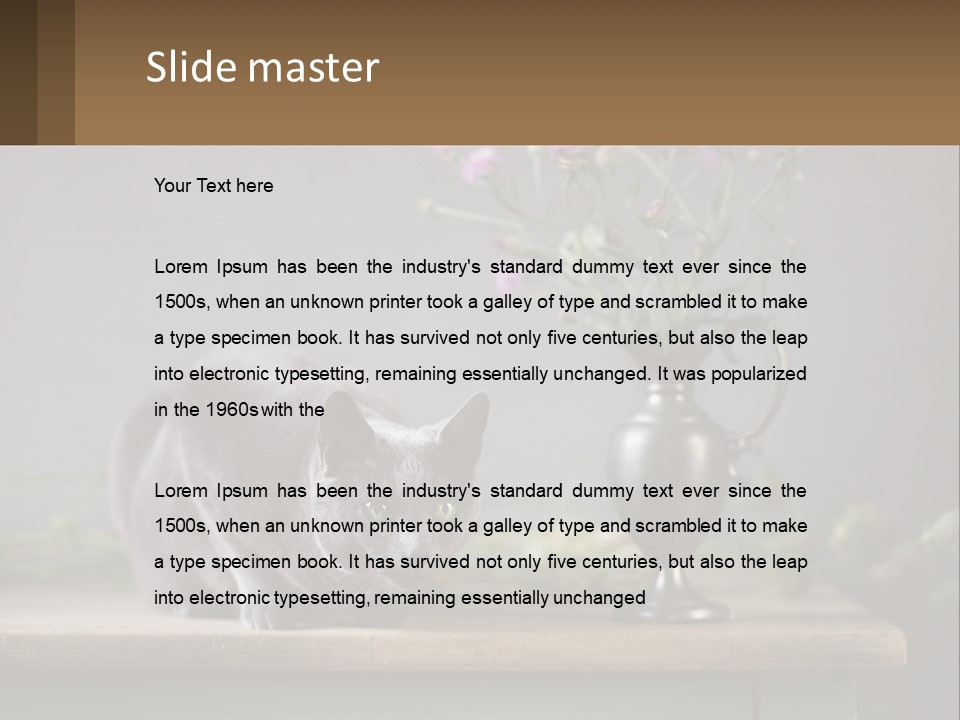 Ownership Structure Human Hand PowerPoint Template