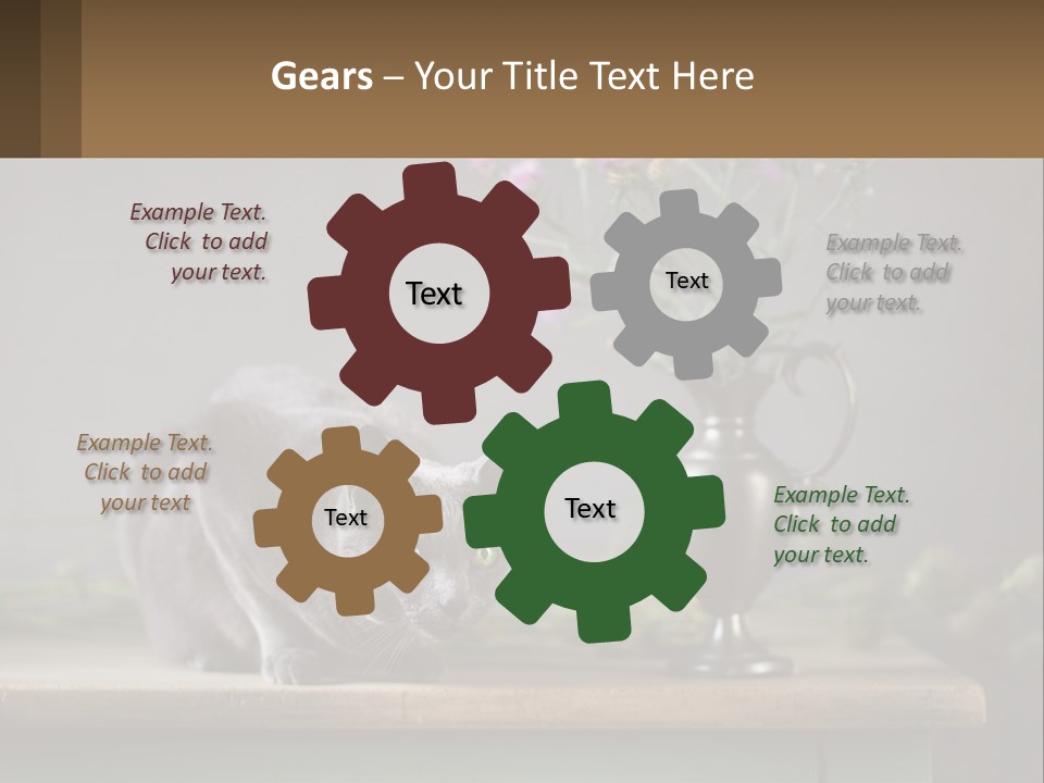 Ownership Structure Human Hand PowerPoint Template