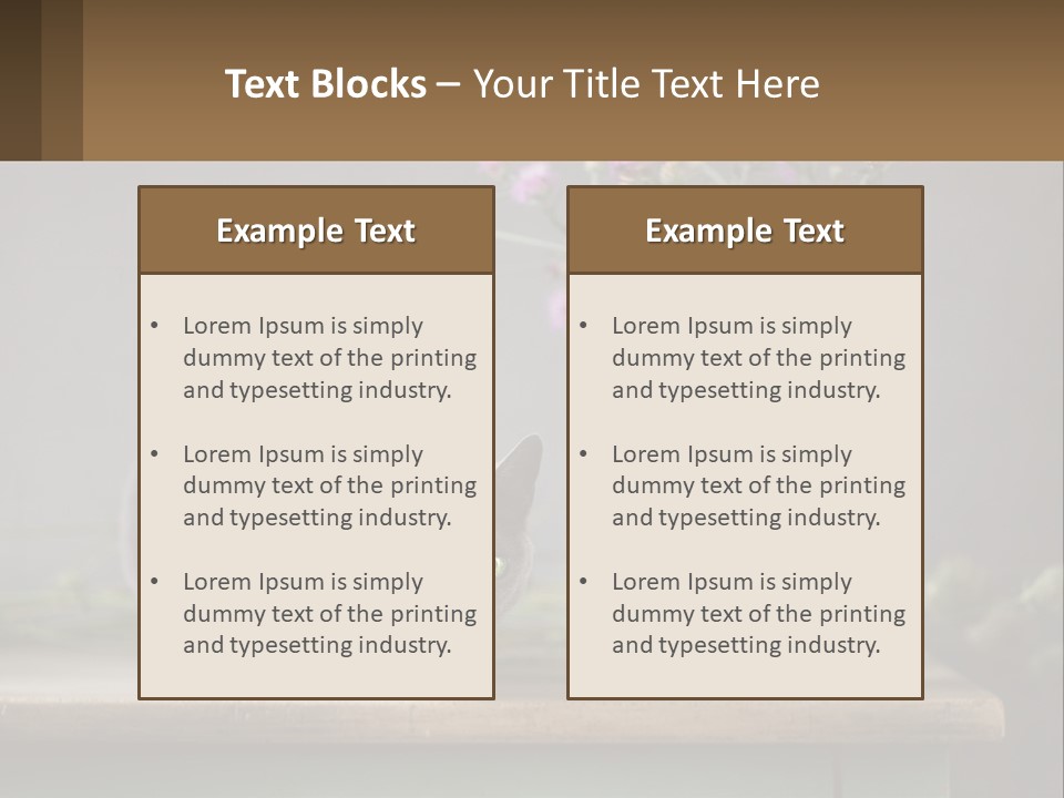 Ownership Structure Human Hand PowerPoint Template