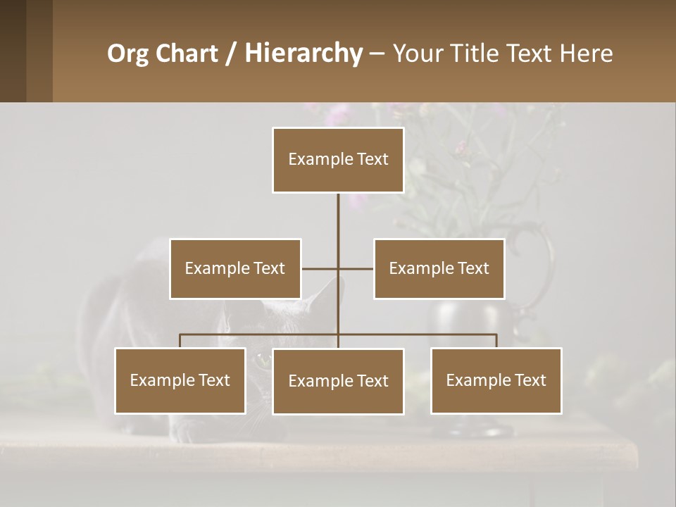 Ownership Structure Human Hand PowerPoint Template
