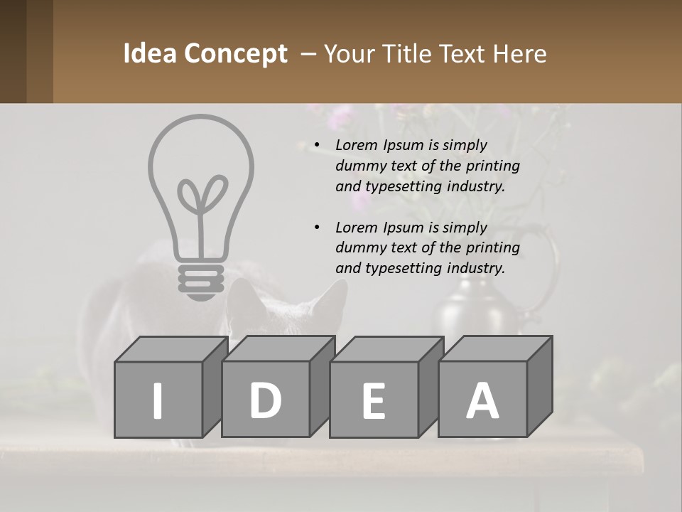 Ownership Structure Human Hand PowerPoint Template