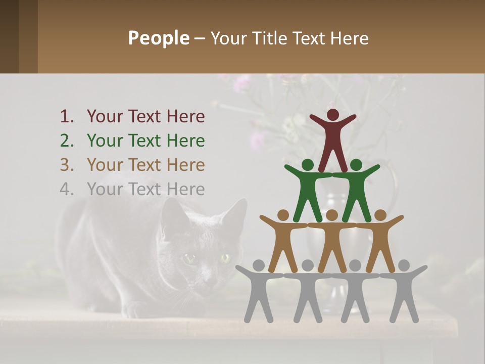 Ownership Structure Human Hand PowerPoint Template