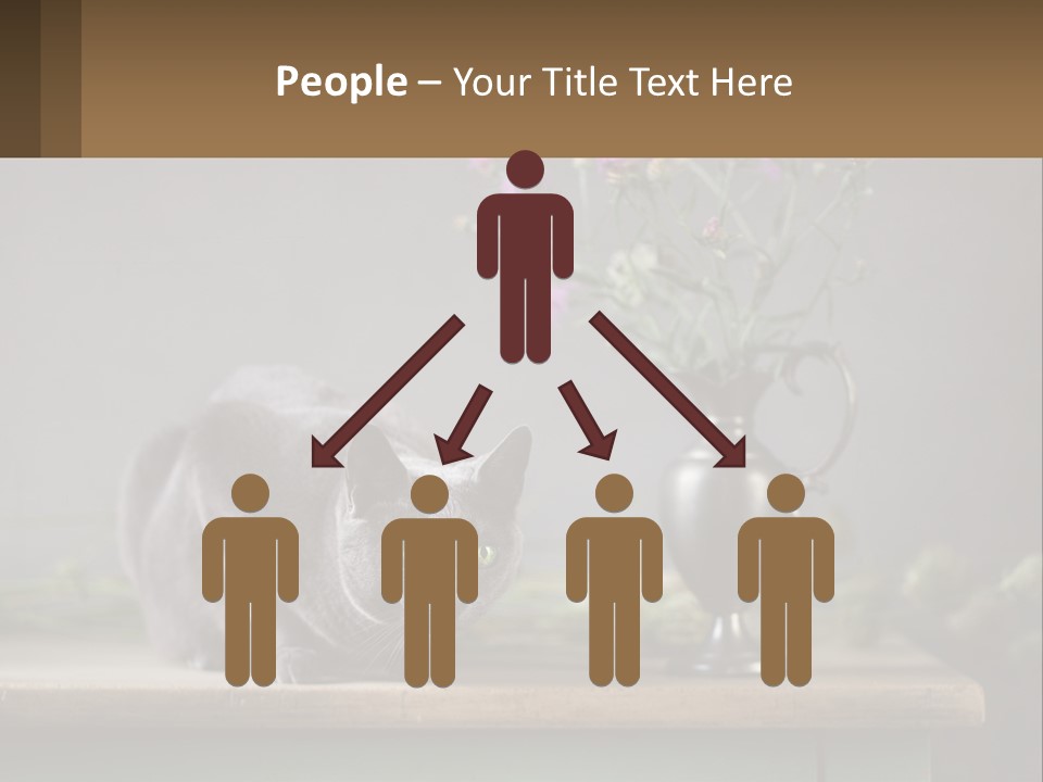 Ownership Structure Human Hand PowerPoint Template