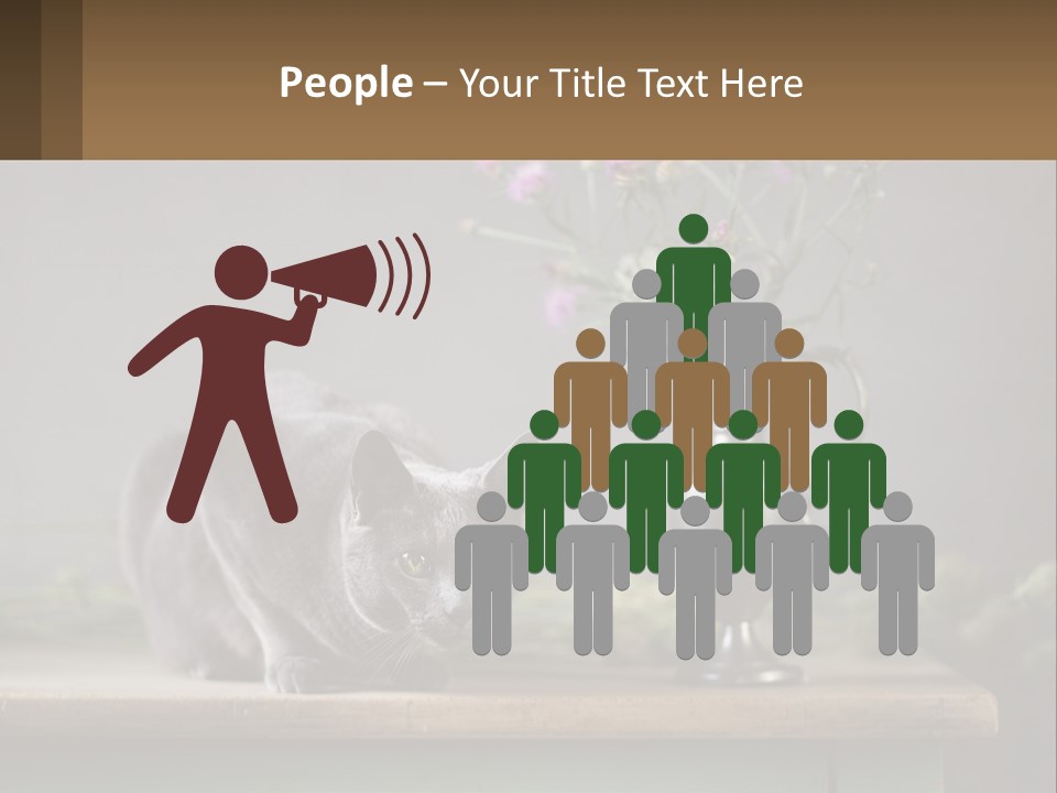 Ownership Structure Human Hand PowerPoint Template