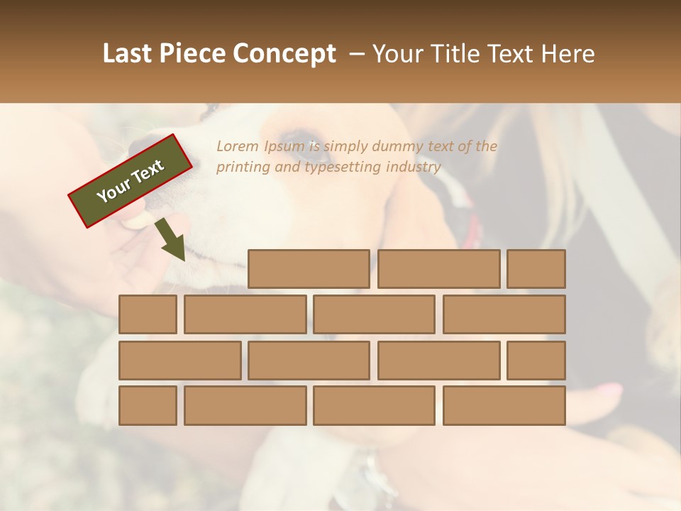 Blue Sky Man Sale PowerPoint Template