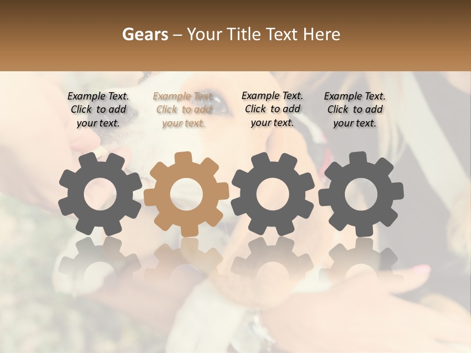 Blue Sky Man Sale PowerPoint Template