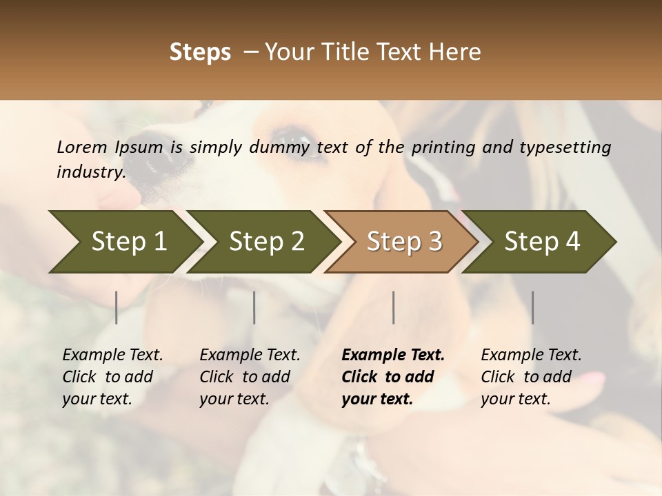 Blue Sky Man Sale PowerPoint Template