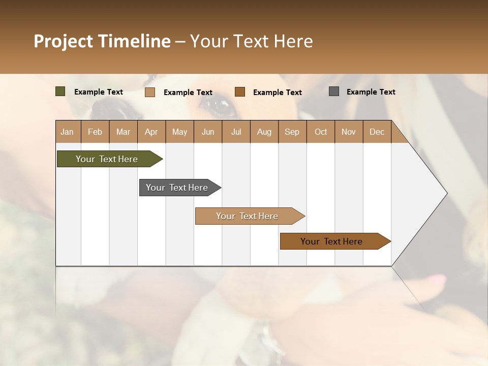 Blue Sky Man Sale PowerPoint Template