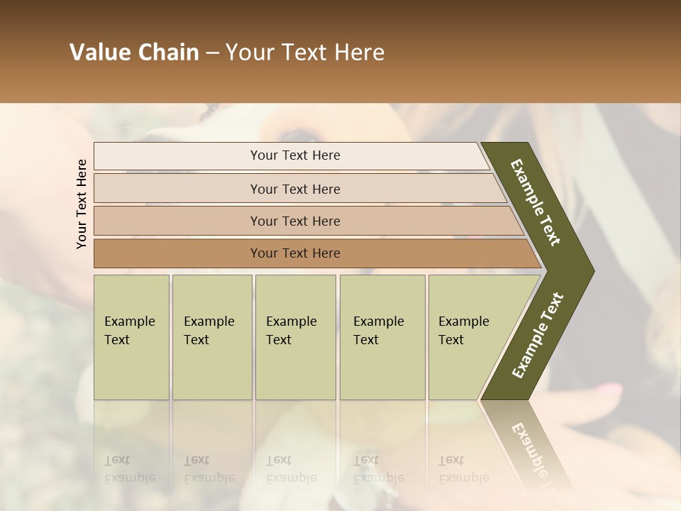 Blue Sky Man Sale PowerPoint Template