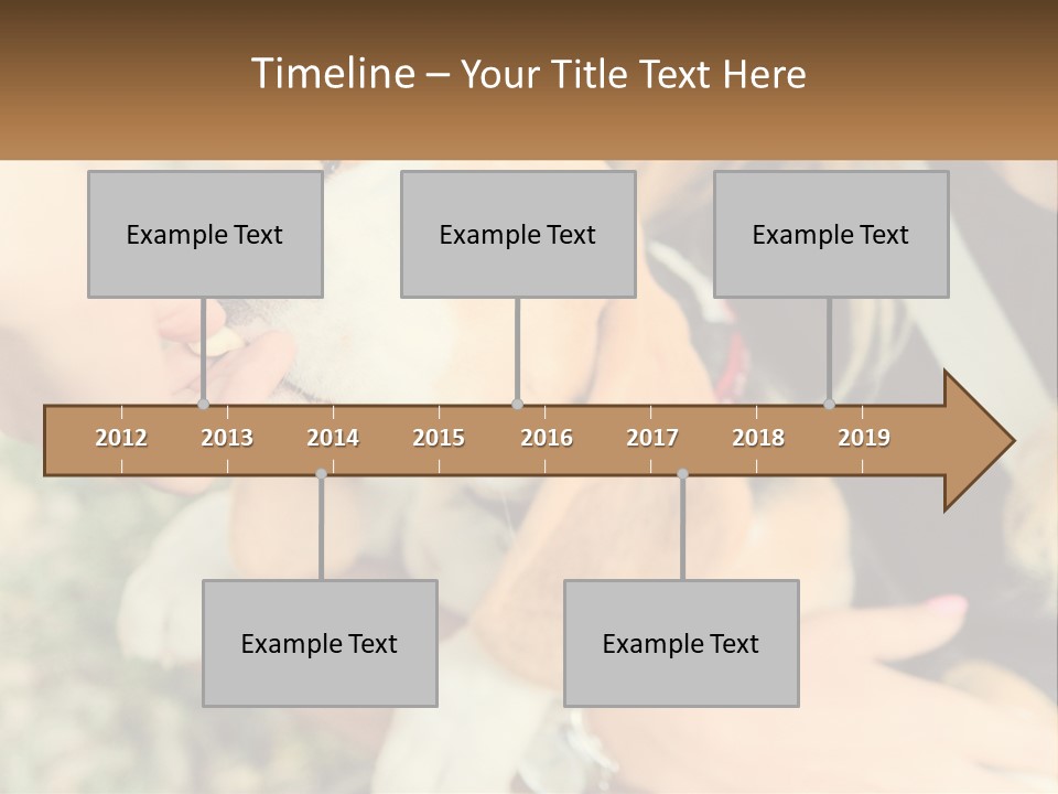 Blue Sky Man Sale PowerPoint Template