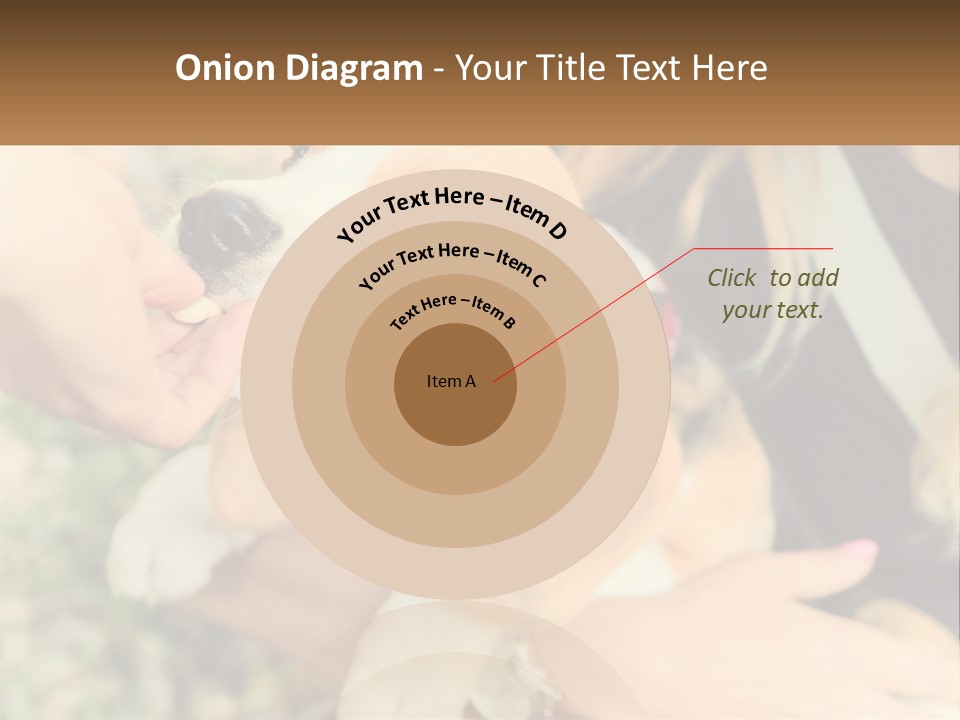 Blue Sky Man Sale PowerPoint Template