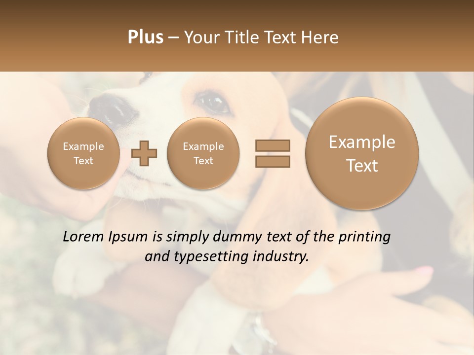 Blue Sky Man Sale PowerPoint Template