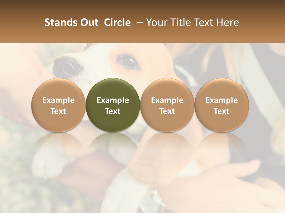 Blue Sky Man Sale PowerPoint Template