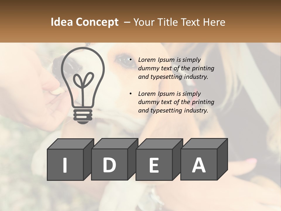 Blue Sky Man Sale PowerPoint Template