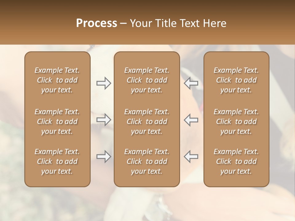 Blue Sky Man Sale PowerPoint Template