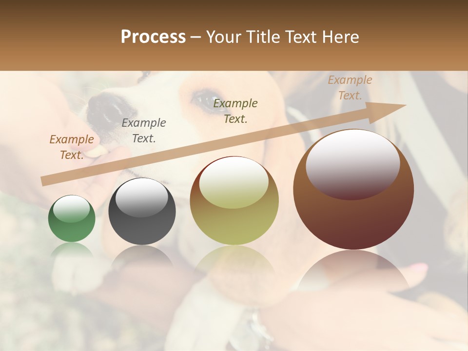 Blue Sky Man Sale PowerPoint Template