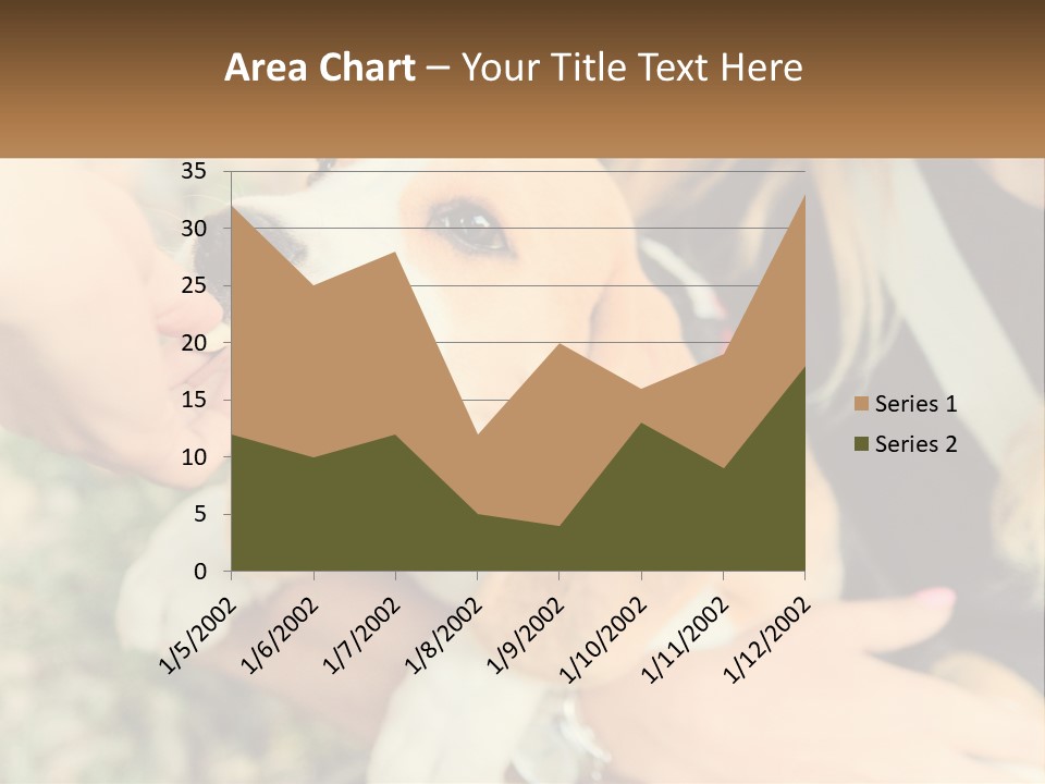 Blue Sky Man Sale PowerPoint Template