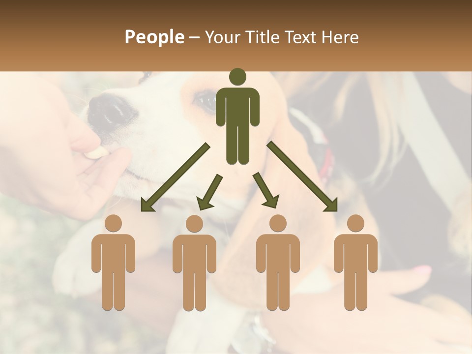 Blue Sky Man Sale PowerPoint Template