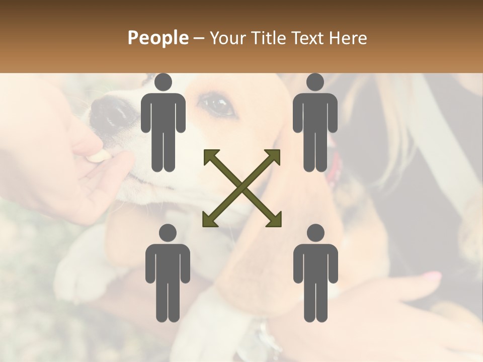 Blue Sky Man Sale PowerPoint Template