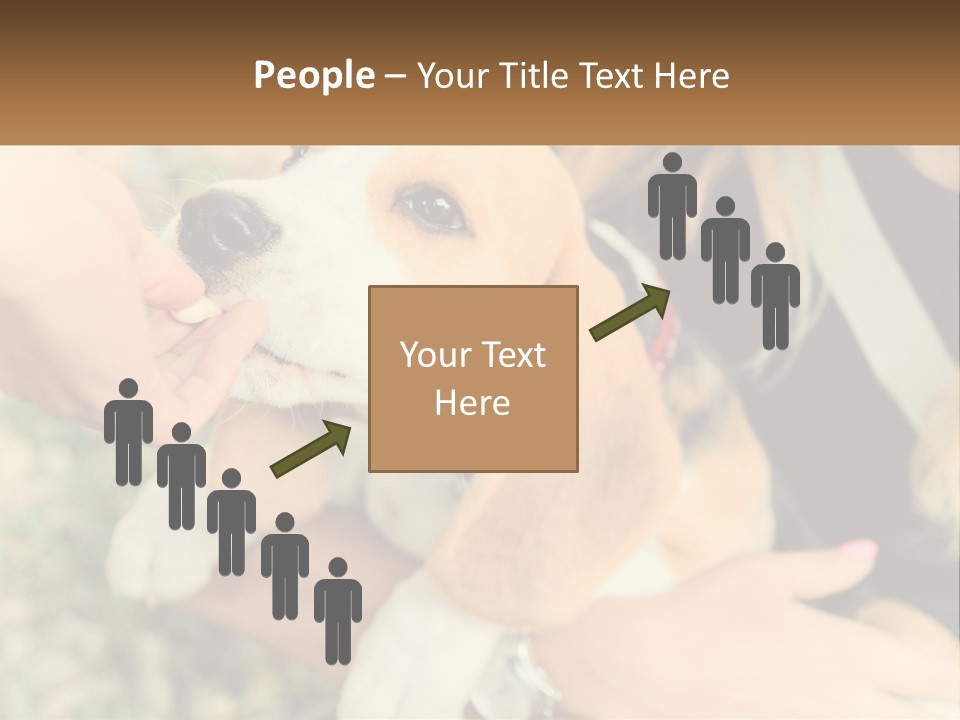 Blue Sky Man Sale PowerPoint Template