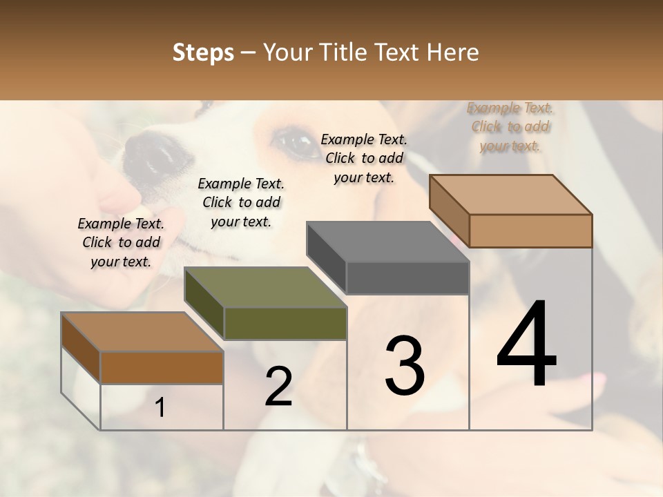 Blue Sky Man Sale PowerPoint Template