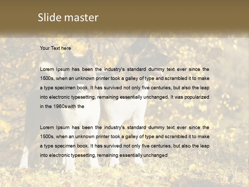 Architect Human Hand Conceptual PowerPoint Template