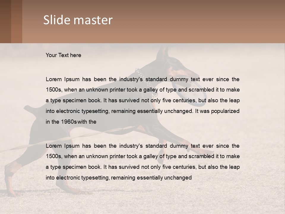 Ownership House Leaf PowerPoint Template