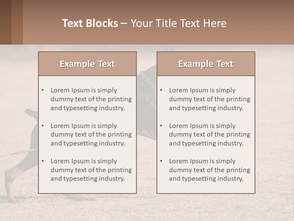 Ownership House Leaf PowerPoint Template