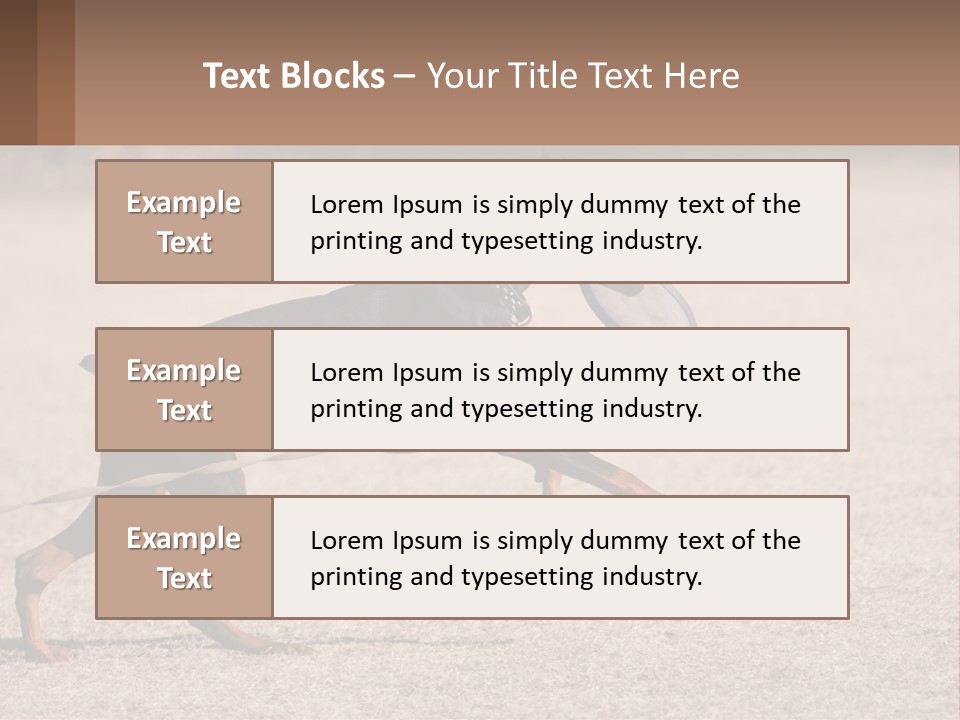 Ownership House Leaf PowerPoint Template