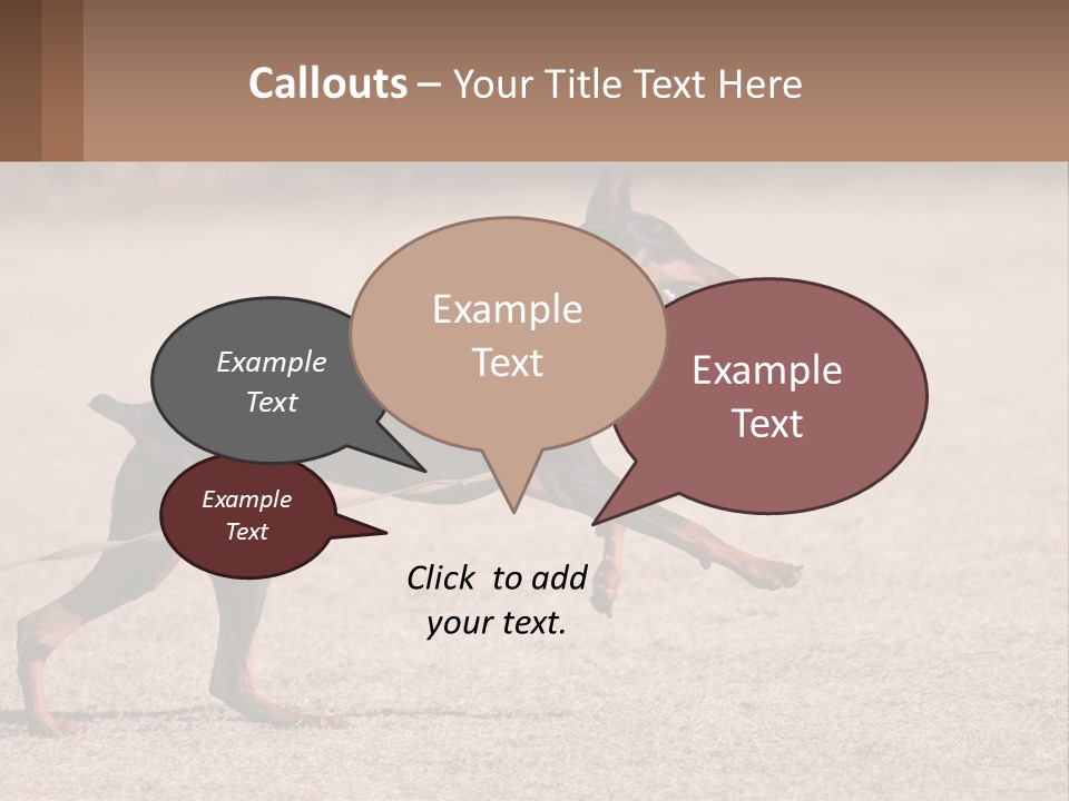 Ownership House Leaf PowerPoint Template