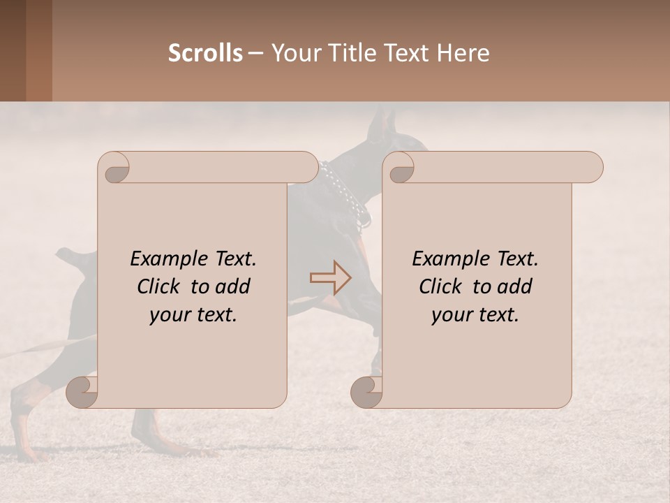 Ownership House Leaf PowerPoint Template