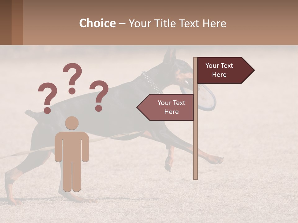 Ownership House Leaf PowerPoint Template