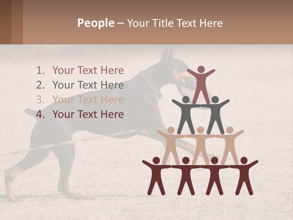 Ownership House Leaf PowerPoint Template