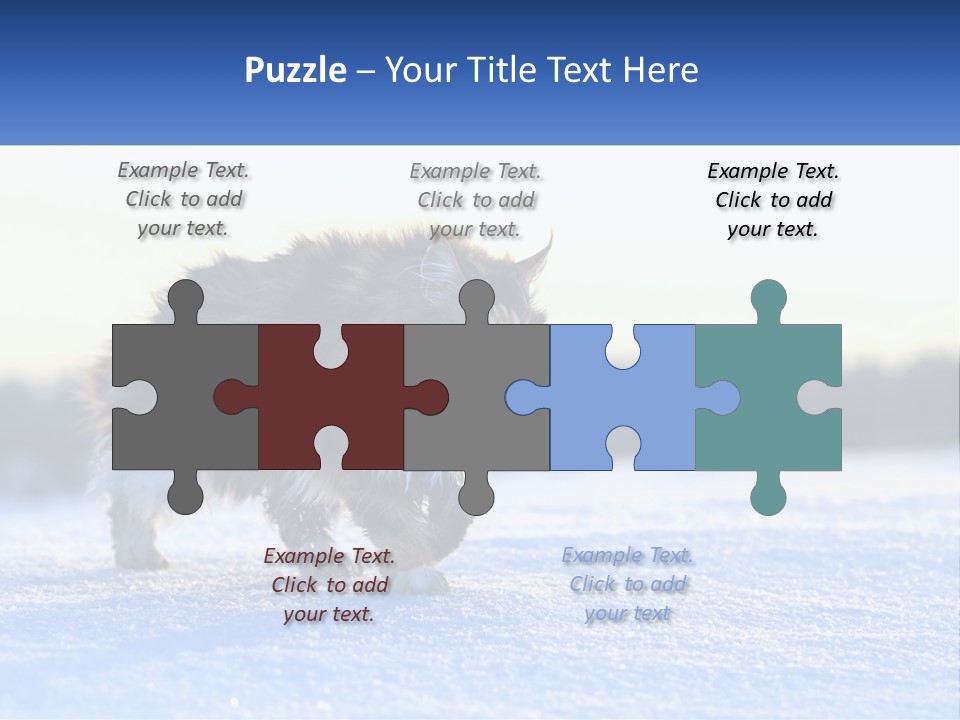 Man Construction Blue Sky PowerPoint Template