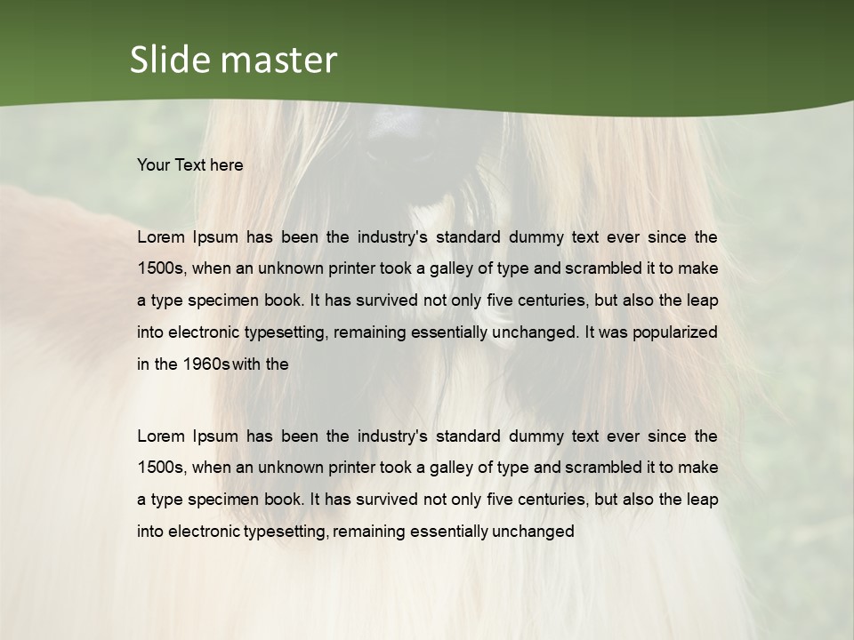 Grass Man Park PowerPoint Template