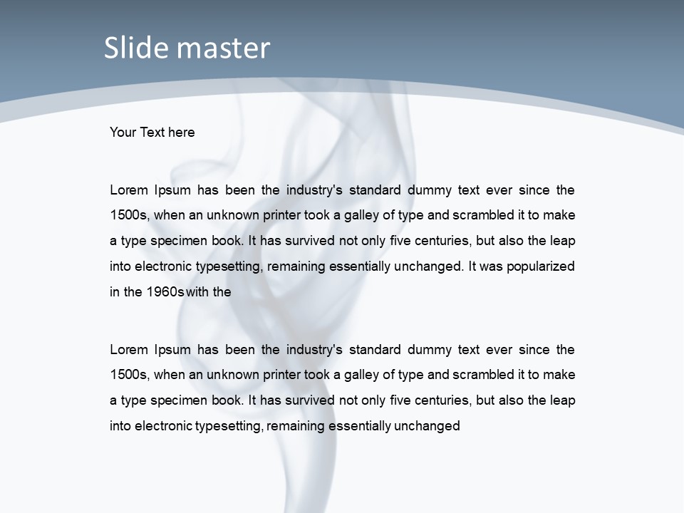 Holding Cloud House PowerPoint Template