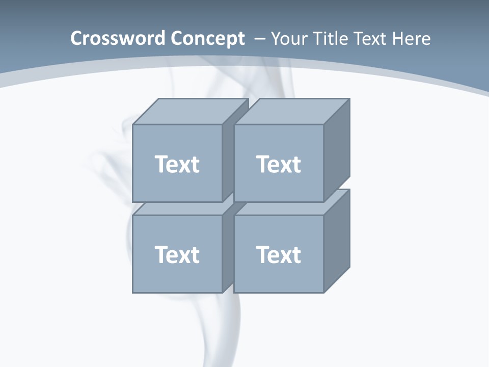 Holding Cloud House PowerPoint Template